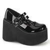 DemoniaCult - KERA08 Platform Sandals - Black Product image